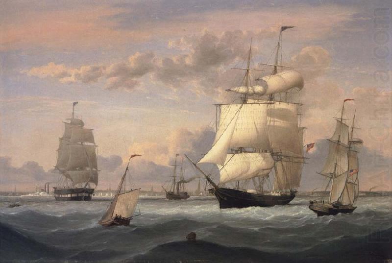 Fitz Hugh Lane New York Harbor china oil painting image